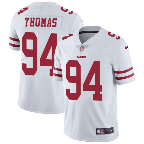 San Francisco 49ers Limited White Men Solomon Thomas Road NFL Jersey #94 Vapor Untouchable->women nfl jersey->Women Jersey